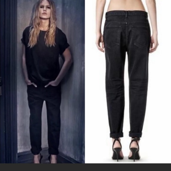 Alexander Wang Denim - Alexander wang boy fit black jeans size 25